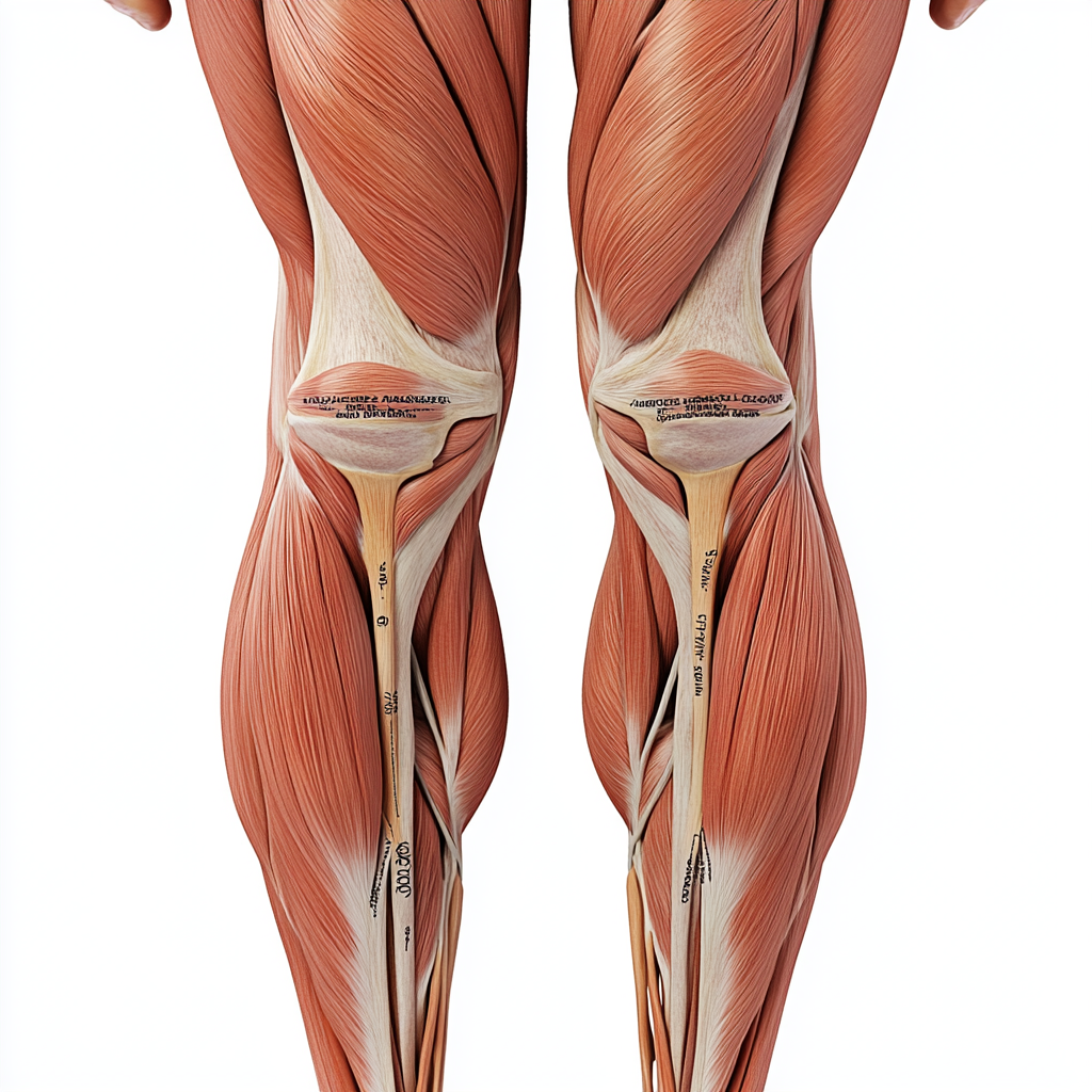 planche anatomique des muscles du mollet