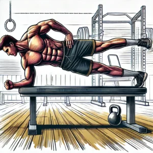 La planche Copenhagen : L'exercice secret pour des adducteurs en béton armé ! 3 homme qui pratique l'exercice de la planche copenhagen