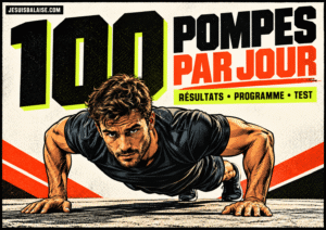 100 pompes par jour : le guide ultime pour transformer ton corps 4 Homme réalisant une pompe pour le défi 100 pompes par jour, avec programme et test de niveau