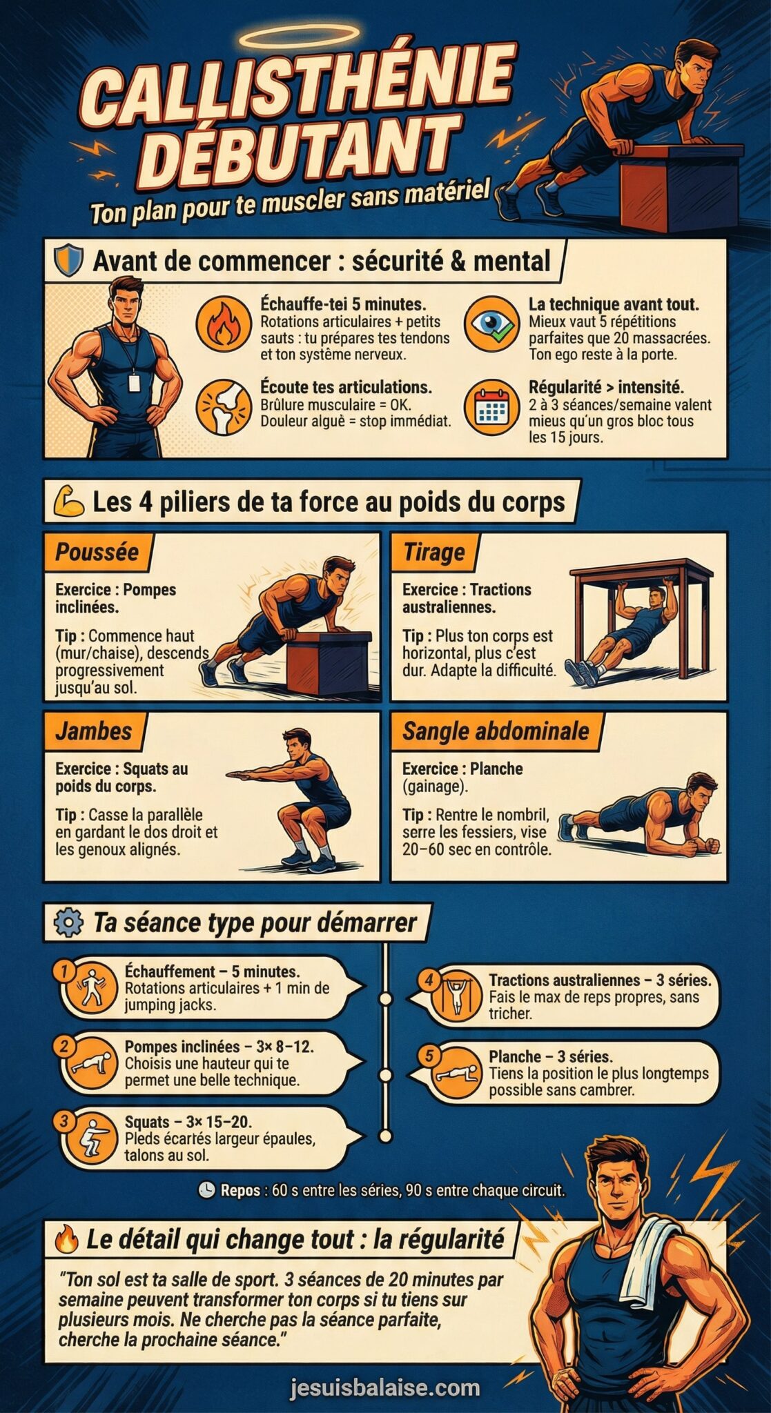 Callisthénie débutant | Top guide & programme [2026]