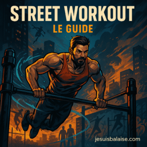 Street workout : forge ton physique en extérieur 4 Athlète en street workout réalisant un muscle-up dans un parc urbain.