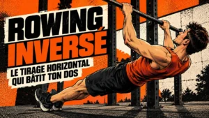 Rowing inversé au poids du corps pour muscler le dos