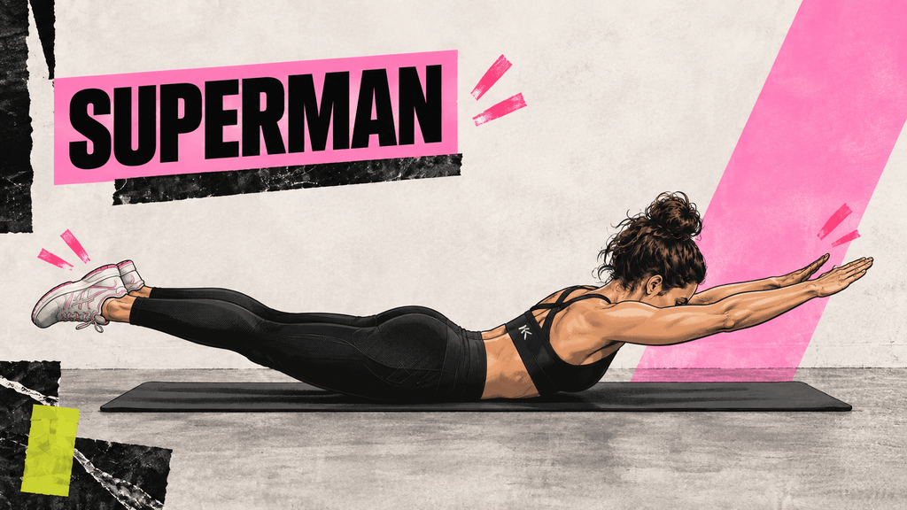 Femme en position de gainage sur les avant-bras pour stabiliser le dos
